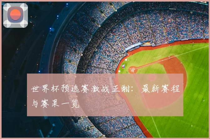 世界杯预选赛激战正酣：最新赛程与赛果一览